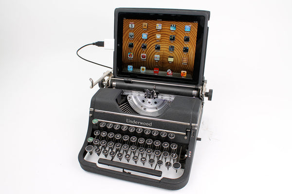 Typewriter Computer Keyboard / iPad Stand (Model D)