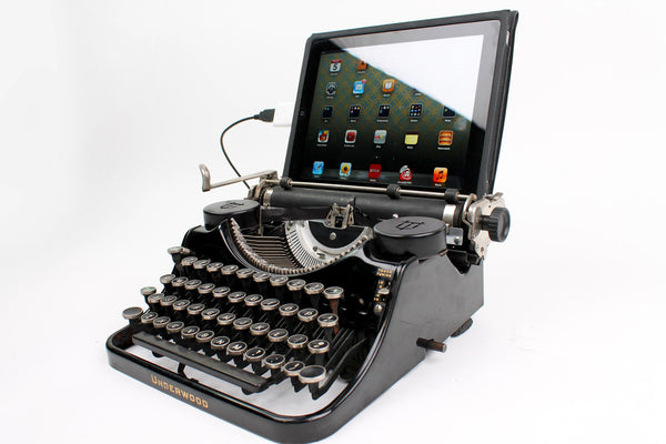 Typewriter Computer Keyboard / iPad Stand (Model F)