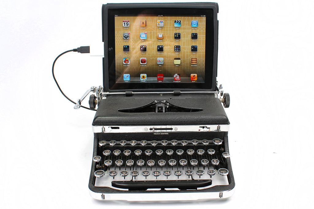 Type Writer Usb USB Typewriter ~ USB Typewriter (Royal Deluxe with Chrome Accents)