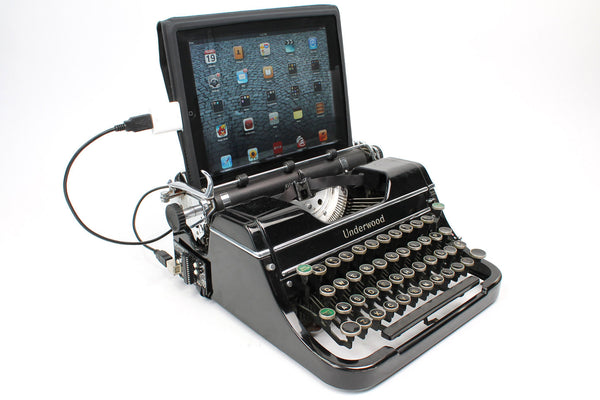 Typewriter Computer Keyboard / iPad Stand (Model C)
