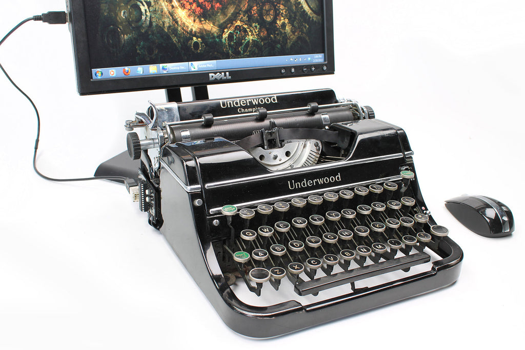 Typewriter Computer Keyboard / iPad Stand (Model F)
