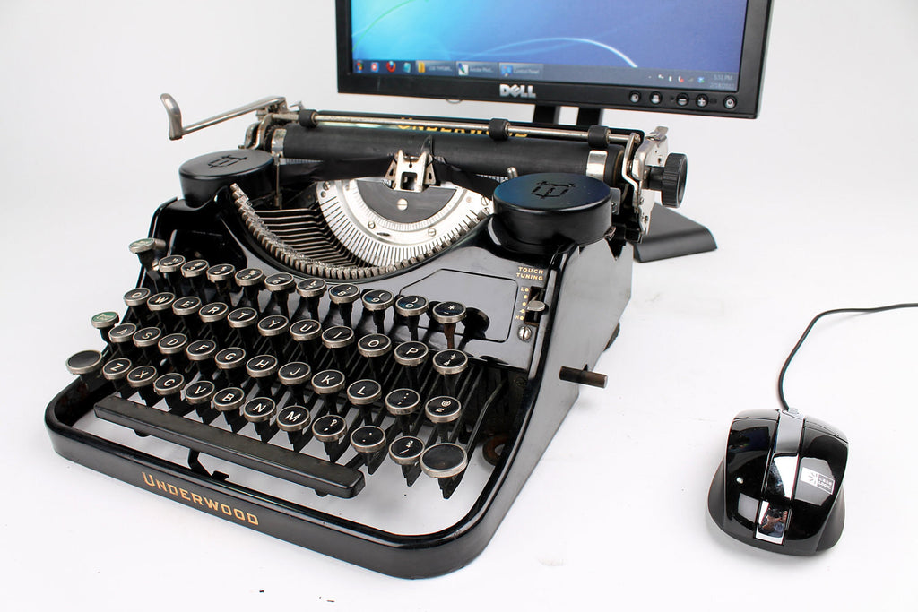 USB Typewriter ~ Typewriter Computer Keyboard / iPad Stand (Model F)