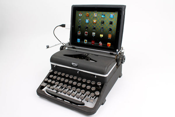 USB Typewriter Computer Keyboard/Dock (Royal Quiet Deluxe)