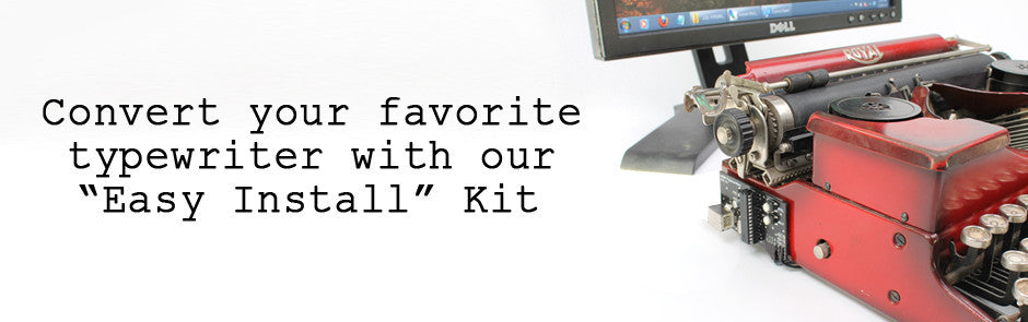 convert your typewriter with our kit.